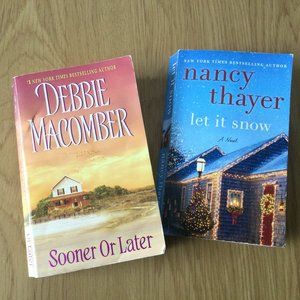 Pair Of Romance Novels Pocket books Macomber Thayer